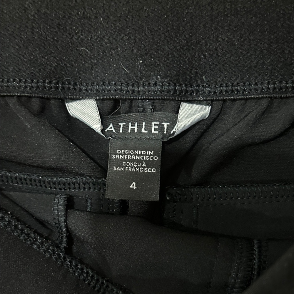 Athleta Black Ankle Cargo Pants - Picture 2 of 7